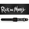 Apple watch řemínek Rick and Morty - Logo (Rozměr 42/44/45/46/49mm, barva pásku bílá)