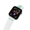 Apple watch řemínek Rick and Morty - Logo 2 (Rozměr 42/44/45/46/49mm, barva pásku bílá)