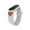 Náhradní náramek Mi band 3/4/5/6/7 Superman - Logo (Barevná varianta Bílá, Pro Přístroj Xiaomi Mi Band 7)