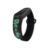 Náhradní náramek Mi band 3/4/5/6/7 Rick and Morty - Logo 2 (Barevná varianta Bílá, Pro Přístroj Xiaomi Mi Band 7)