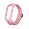 Pletený náhradní náramek Mi Band 5/6/7 (Barva Šedá, Pro Přístroj Xiaomi  Mi band 5/6/7)