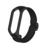 Pletený náhradní náramek Mi Band 5/6/7 (Barva Šedá, Pro Přístroj Xiaomi  Mi band 5/6/7)