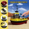 Tech RC TUGBOAT TX686 1:72 dálková loď se 2 bateriemi
