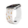 Apple watch černý řemínek Jezevčíci ve svetru (Rozměr 42/44/45/46/49mm, barva pásku černá)