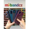 Vzorovaný carbonový kryt pro iPhone 14 (Barevná varianta Tmavě Modrý)