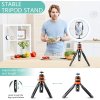 WOWGO Kruhové světlo se stativem, 10" LED