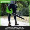 Greenworks Axial G24ABK2 akumulátorový foukač listí