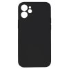 15528 jednobarevny kryt cerny na iphone 12 mini12mini cerna