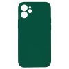 15543 jednobarevny kryt tmave zeleny na iphone 12 mini12mini tmavezelena