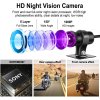 VSYSTO Duální motocyklová DashCam