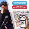 LIPFI's BARBERSHOP 360stupňové LED zrcadlo