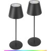 uuffoo 2x LED akumulátorová stolní lampa