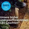 Philips Tyla Solar s podstavcem 4000 K studená bílá + senzor pohybu