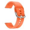 Jednobarevný řemínek s přezkovým zapínáním 22mm (Barevná varianta Bílá)
