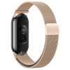 Milánský tah magnetické zapínání Mi band 8/9/10 (Barva Stříbrná, Pro Přístroj Xiaomi Mi Band 8/9/10)