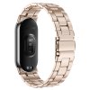 Celokovový náhradní náramek Mi band 8/9/10 (Barva Stříbrná, Pro Přístroj Xiaomi Mi Band 8/9/10)