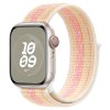 Nylonový řemínek pro Apple Watch 38/40/41/42(S10)mm (Barevná varianta Žluto-béžovo-růžová)