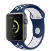 Perforovaný řemínek pro Apple Watch 38/40/41/42(S10)mm (Barevná varianta Khaki-černý)