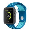 Perforovaný řemínek pro Apple Watch 38/40/41/42(S10)mm (Barevná varianta Khaki-černý)