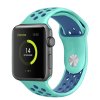 Perforovaný řemínek pro Apple Watch 38/40/41/42(S10)mm (Barevná varianta Khaki-černý)