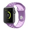 Perforovaný řemínek pro Apple Watch 38/40/41/42(S10)mm (Barevná varianta Khaki-černý)