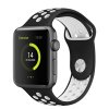Perforovaný řemínek pro Apple Watch 38/40/41/42(S10)mm (Barevná varianta Khaki-černý)