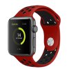 Perforovaný řemínek pro Apple Watch 38/40/41/42(S10)mm (Barevná varianta Khaki-černý)
