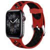 Perforovaný řemínek s přezkou pro Apple Watch 42/44/45/46/49mm (Barevná varianta Šedo-Bílý)