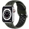 Dvoubarevný perforovaný řemínek s přezkou pro Apple Watch 42/44/45/46/49mm (Barevná varianta Bílo-Růžový)