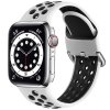 Dvoubarevný perforovaný řemínek s přezkou pro Apple Watch 38/40/41/42(S10)mm (Barevná varianta Bílo-Růžový)