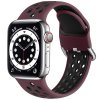 Dvoubarevný perforovaný řemínek s přezkou pro Apple Watch 38/40/41/42(S10)mm (Barevná varianta Bílo-Růžový)