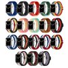 Pletený řemínek se sponou pro Apple Watch 42/44/45/46/49mm (Barevná varianta Černo-bílo-fialový)