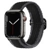 Pletený řemínek se sponou pro Apple Watch 38/40/41/42(S10)mm (Barevná varianta Černo-bílo-fialový)