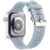 Řemínek s perforováním a přezkovým zapínáním pro Apple Watch 38/40/41/42(S10)mm (Barevná varianta Bílý)