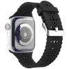 Řemínek s perforováním a přezkovým zapínáním pro Apple Watch 38/40/41/42(S10)mm (Barevná varianta Bílý)