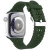 Řemínek s perforováním a přezkovým zapínáním pro Apple Watch 42/44/45/46/49mm (Barevná varianta Bílý)