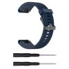 QuickFit silikonový vroubkovaný řemínek s přezkou 20mm (Barevná varianta Bílý)