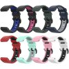 QuickFit silikonový dvojbarevný řemínek s přezkou 20mm (Barevná varianta Bílo-Černý)