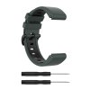 QuickFit silikonový dvojbarevný řemínek s přezkou 22mm (Barevná varianta Bílo-Černý)