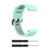 QuickFit silikonový dvojbarevný řemínek s přezkou 22mm (Barevná varianta Bílo-Černý)