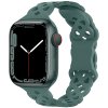 Silikonový úzký perforovaný řemínek pro Apple Watch 38/40/41/42(S10)mm (Barevná varianta Vínový)