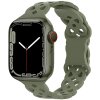 Silikonový úzký perforovaný řemínek pro Apple Watch 38/40/41/42(S10)mm (Barevná varianta Vínový)