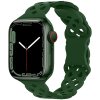 Silikonový úzký perforovaný řemínek pro Apple Watch 38/40/41/42(S10)mm (Barevná varianta Vínový)