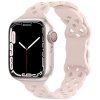 Silikonový úzký perforovaný řemínek pro Apple Watch 38/40/41/42(S10)mm (Barevná varianta Vínový)