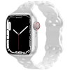 Silikonový úzký perforovaný řemínek pro Apple Watch 42/44/45/46/49mm (Barevná varianta Vínový)