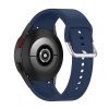 Jednobarevný řemínek s kovovou přezkou pro Samsung Galaxy Watch 4/5/6 (Barevná varianta Bílá)