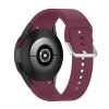 Jednobarevný řemínek s kovovou přezkou pro Samsung Galaxy Watch 4/5/6 (Barevná varianta Bílá)