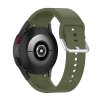 Jednobarevný řemínek s kovovou přezkou pro Samsung Galaxy Watch 4/5/6 (Barevná varianta Bílá)