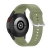 Jednobarevný řemínek s kovovou přezkou pro Samsung Galaxy Watch 4/5/6 (Barevná varianta Bílá)