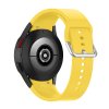 Jednobarevný řemínek s kovovou přezkou pro Samsung Galaxy Watch 4/5/6 (Barevná varianta Bílá)